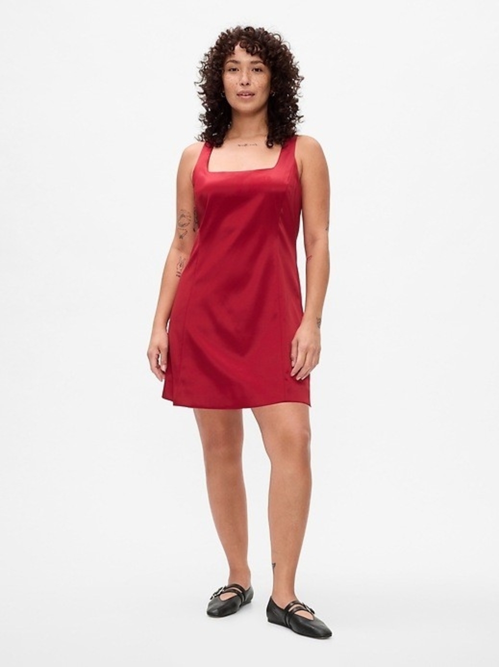 GAP Red Satin Mini Dress